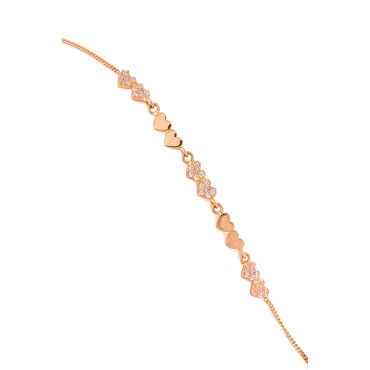 Taşlı Kalpli Bilekli...